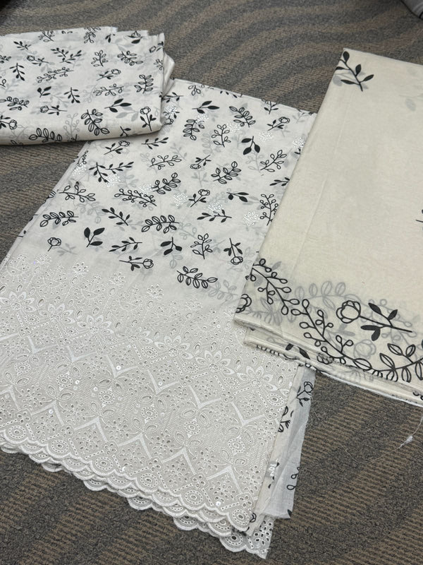 Bareeze 3PC Printed Lawn