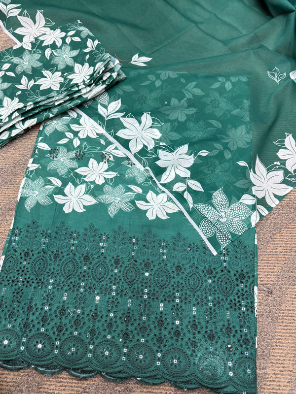 Bareeza 3PC Printed Lawn