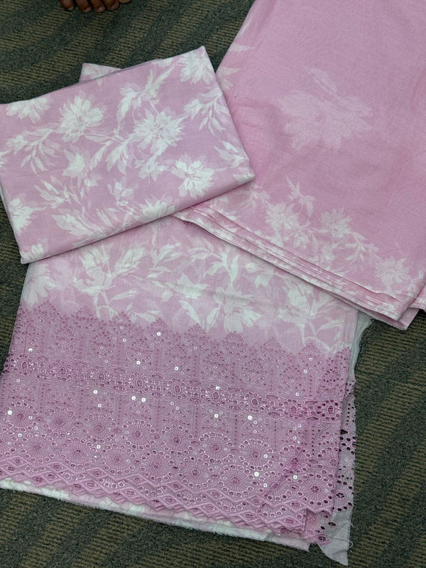 Bareeza 3PC Printed Lawn