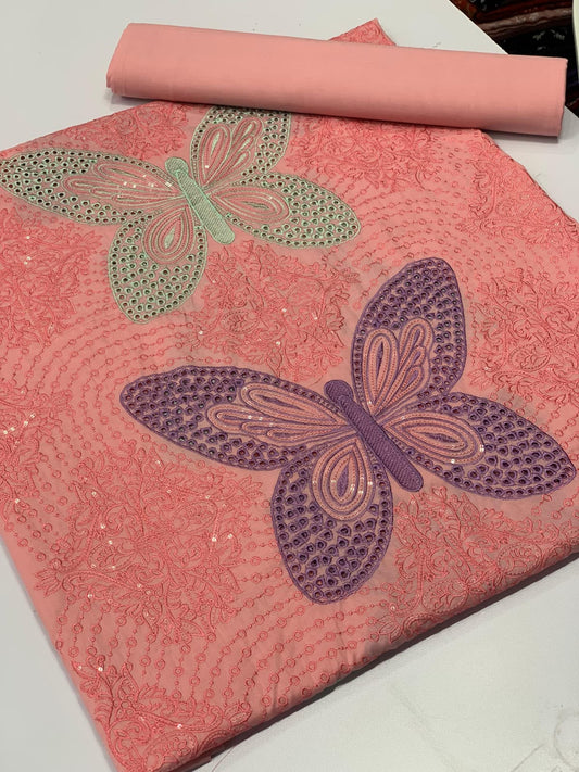 Maria B Butterfly 2pc Lawn